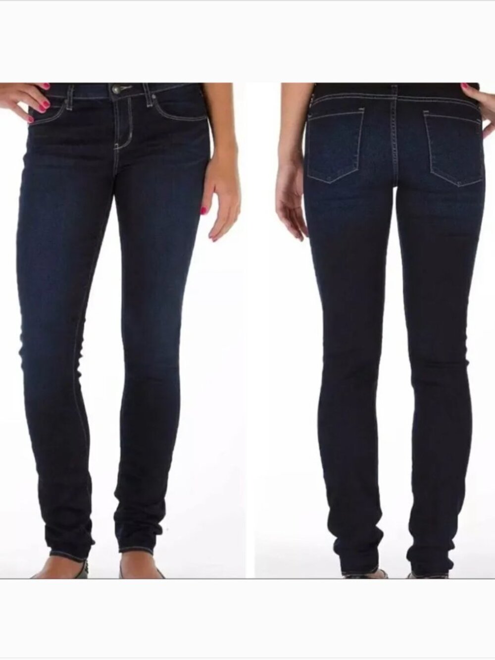 Articles of Society Skinny Jeans Size 25 Dark Wash Stretch‎ Denim A-1541